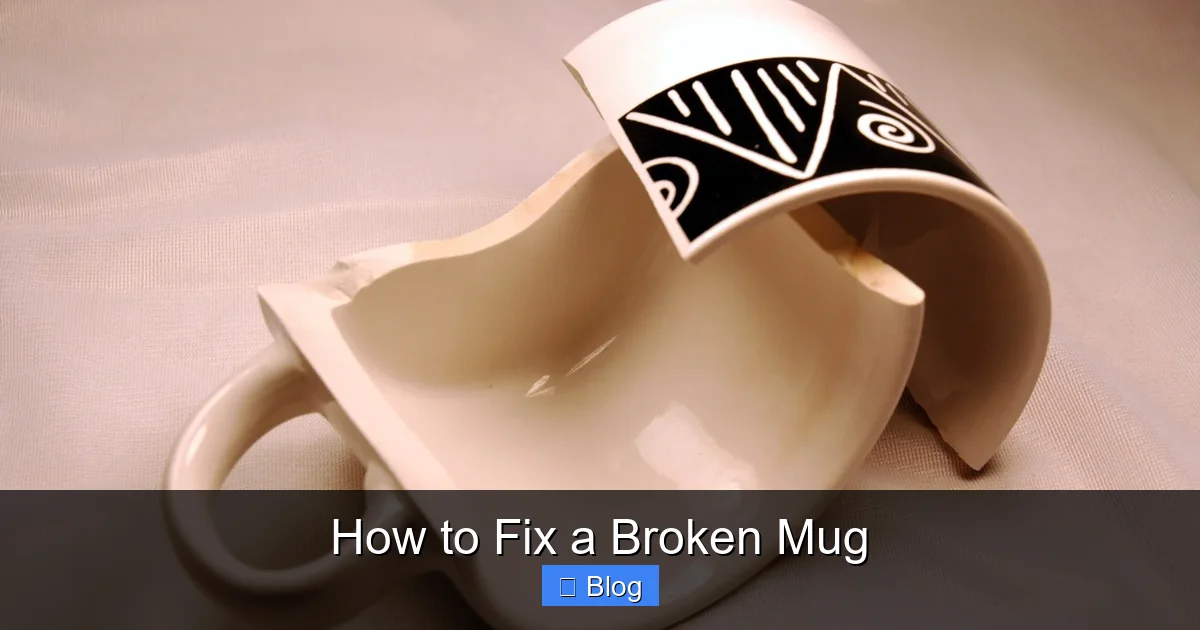 How to Fix a Broken Mug