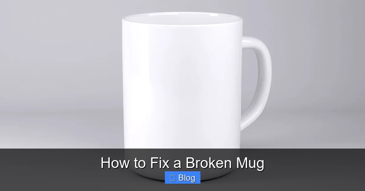 How to Fix a Broken Mug