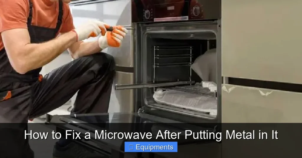 How to Fix a Microwave After Putting Metal in It