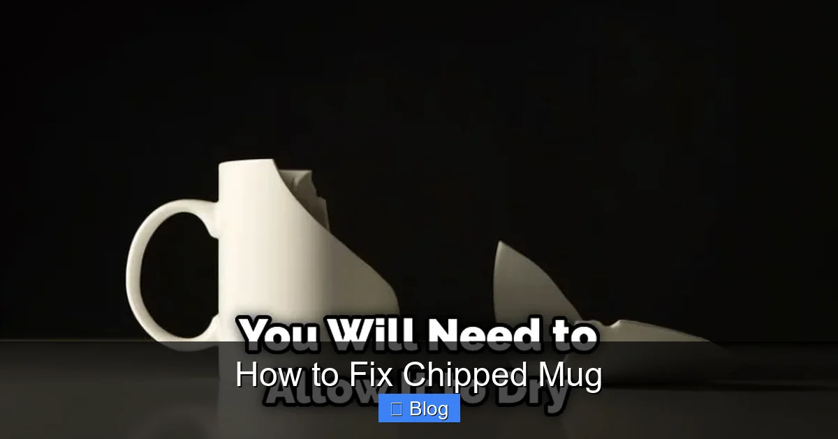 How to Fix Chipped Mug