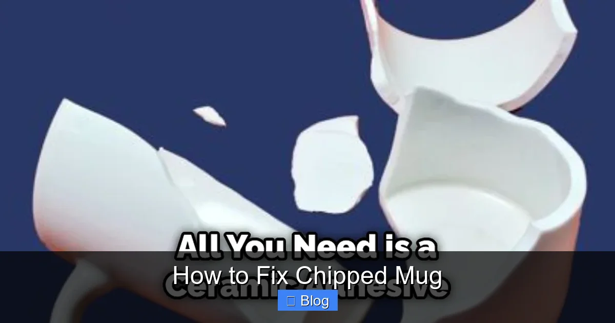 How to Fix Chipped Mug