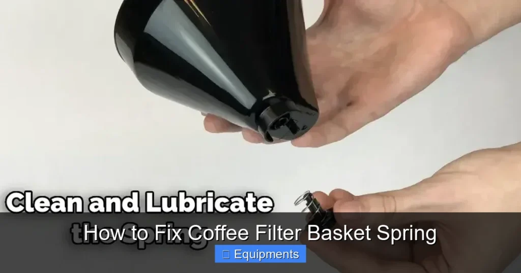 How to Fix Coffee Filter Basket Spring