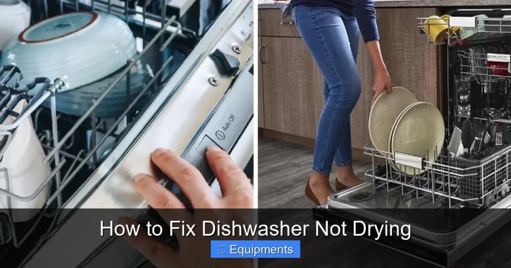 How to Fix Dishwasher Not Drying
