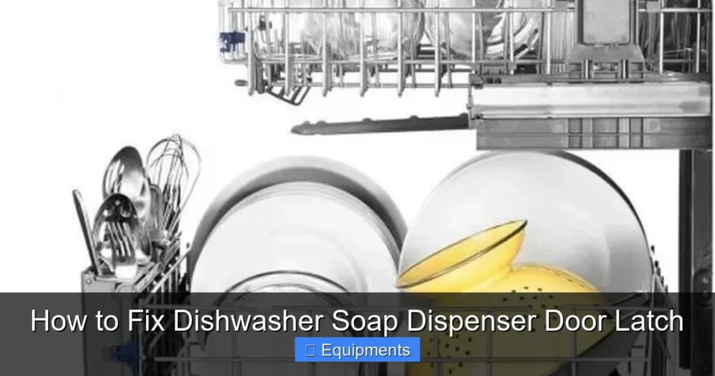 How to Fix Dishwasher Soap Dispenser Door Latch