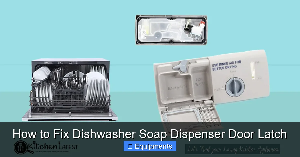 How to Fix Dishwasher Soap Dispenser Door Latch