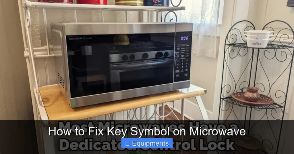 How to Fix Key Symbol on Microwave