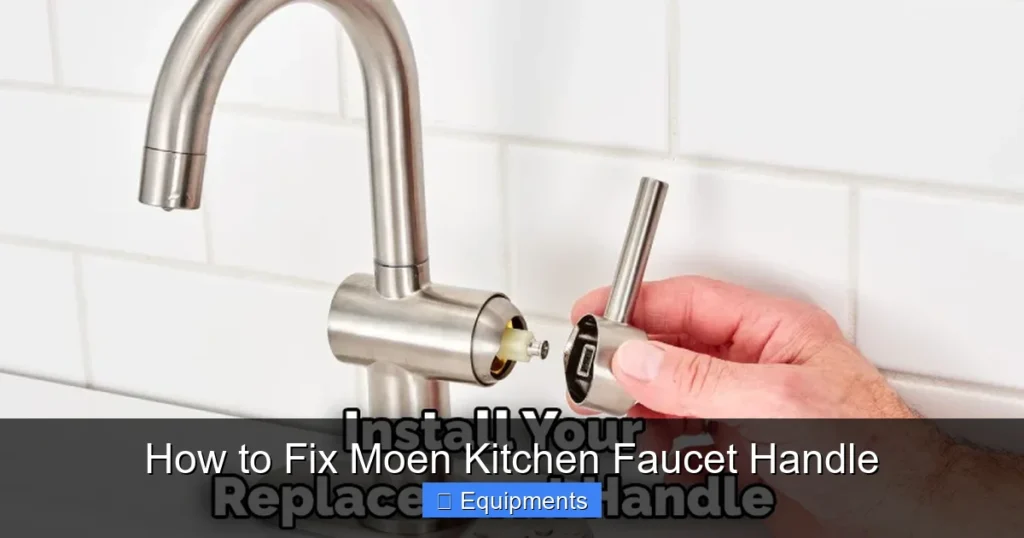How to Fix Moen Kitchen Faucet Handle