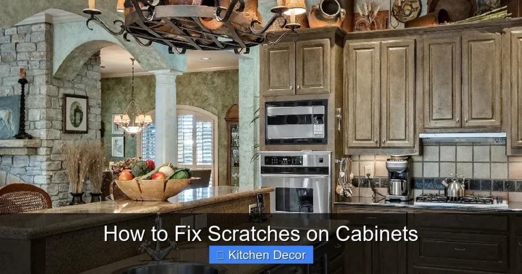 How to Fix Scratches on Cabinets