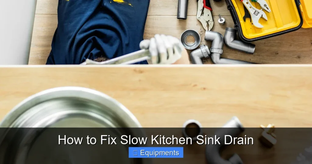 How to Fix Slow Kitchen Sink Drain