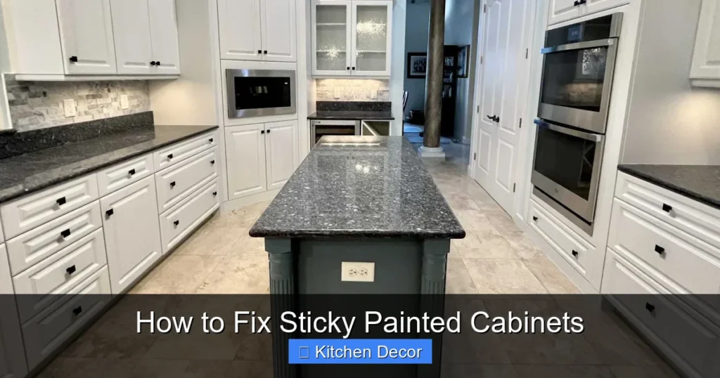 How to Fix Sticky Painted Cabinets