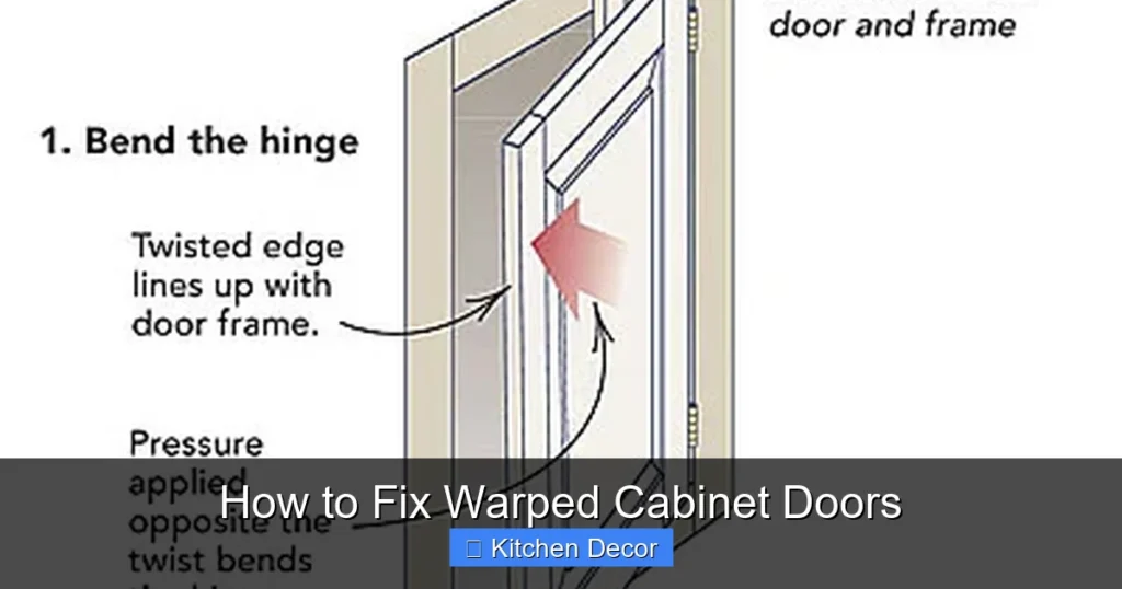 How to Fix Warped Cabinet Doors