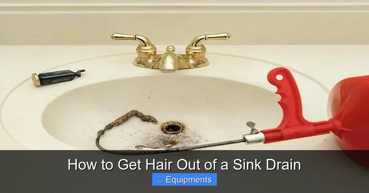 How to Get Hair Out of a Sink Drain