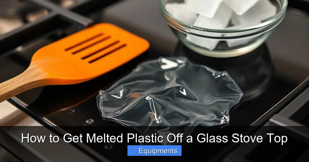 How to Get Melted Plastic Off a Glass Stove Top