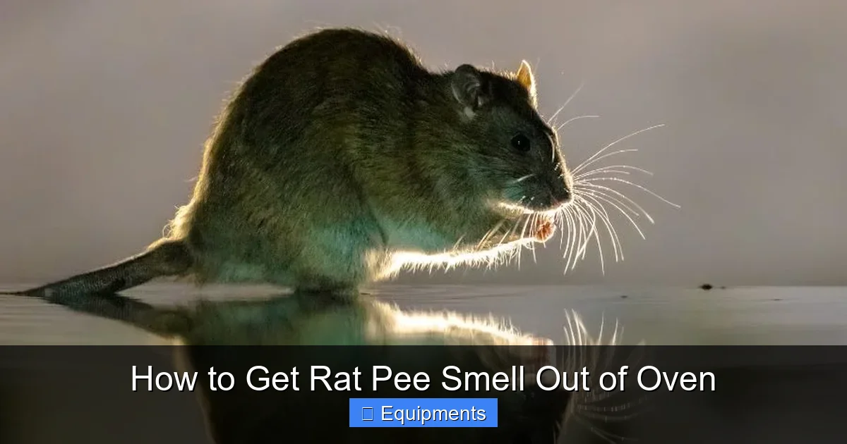 How to Get Rat Pee Smell Out of Oven