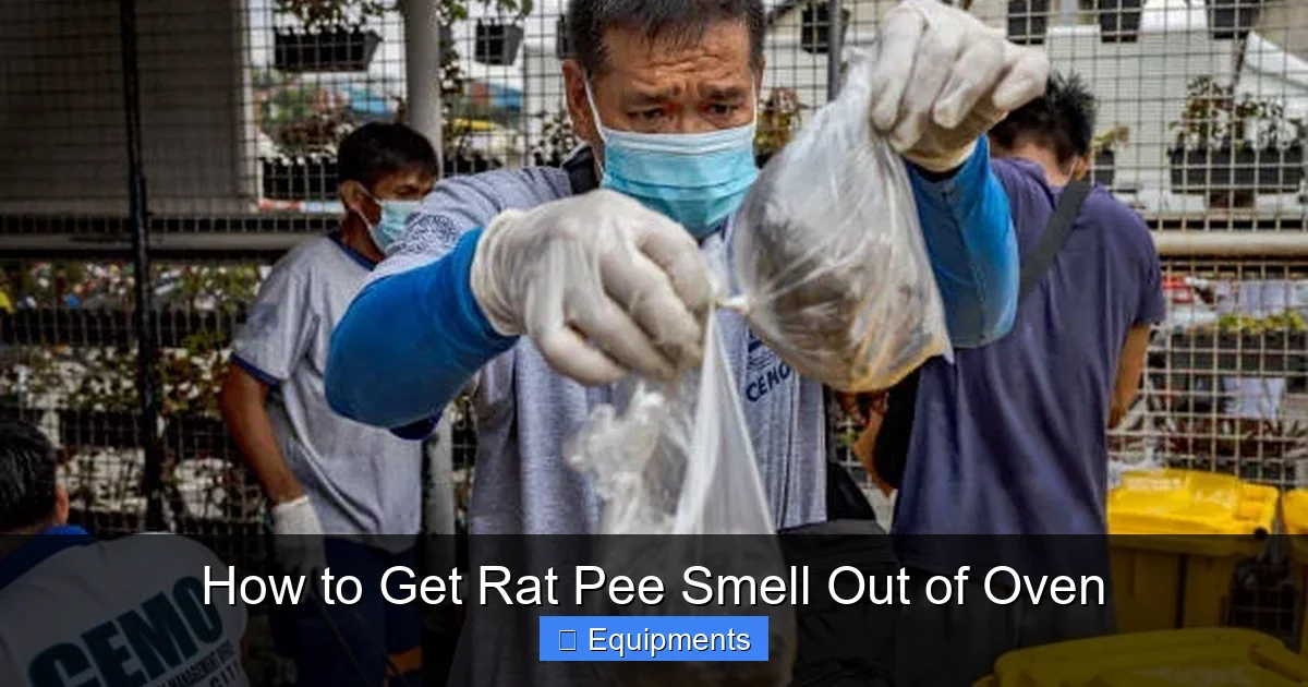 How to Get Rat Pee Smell Out of Oven