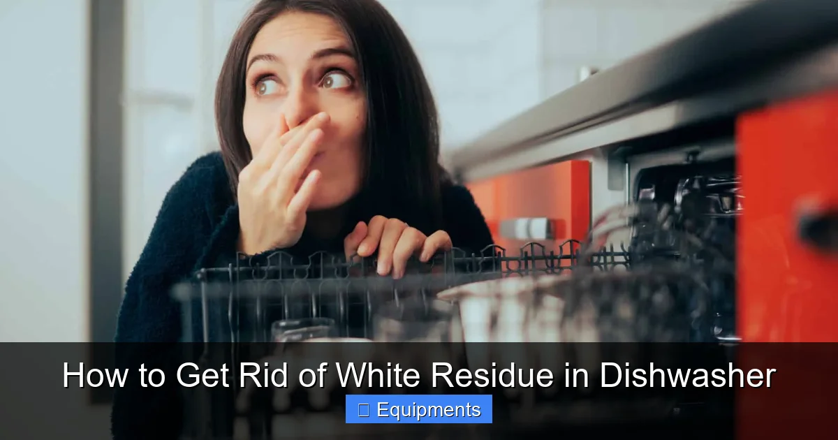 How to Get Rid of White Residue in Dishwasher