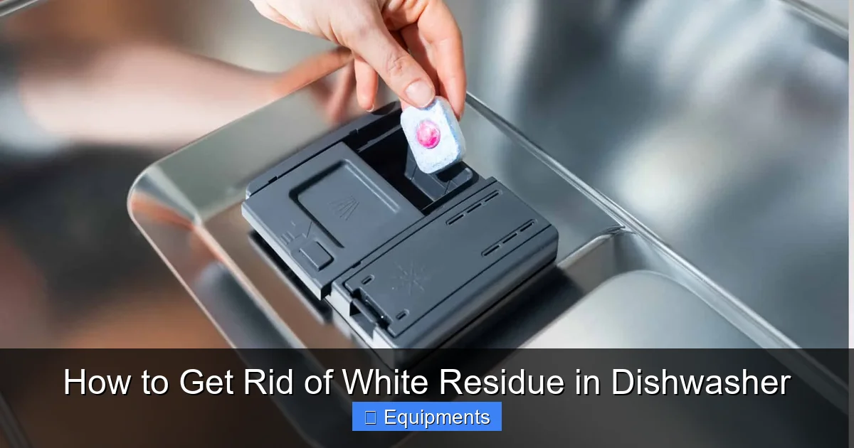 How to Get Rid of White Residue in Dishwasher