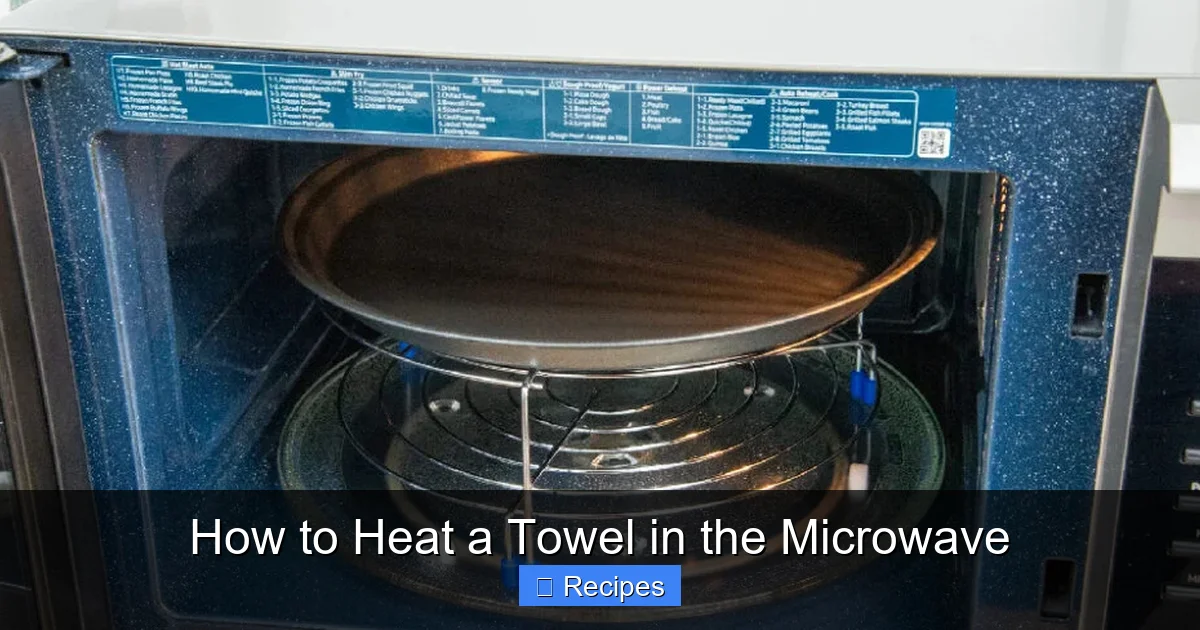 How to Heat a Towel in the Microwave