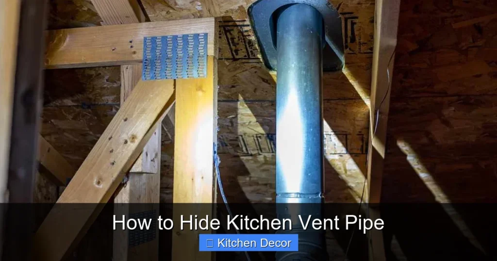 How to Hide Kitchen Vent Pipe