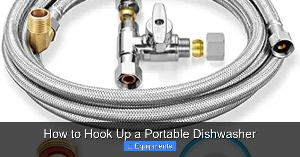 How to Hook Up a Portable Dishwasher