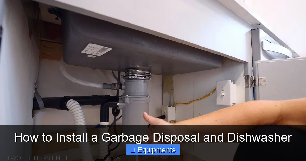 How to Install a Garbage Disposal and Dishwasher