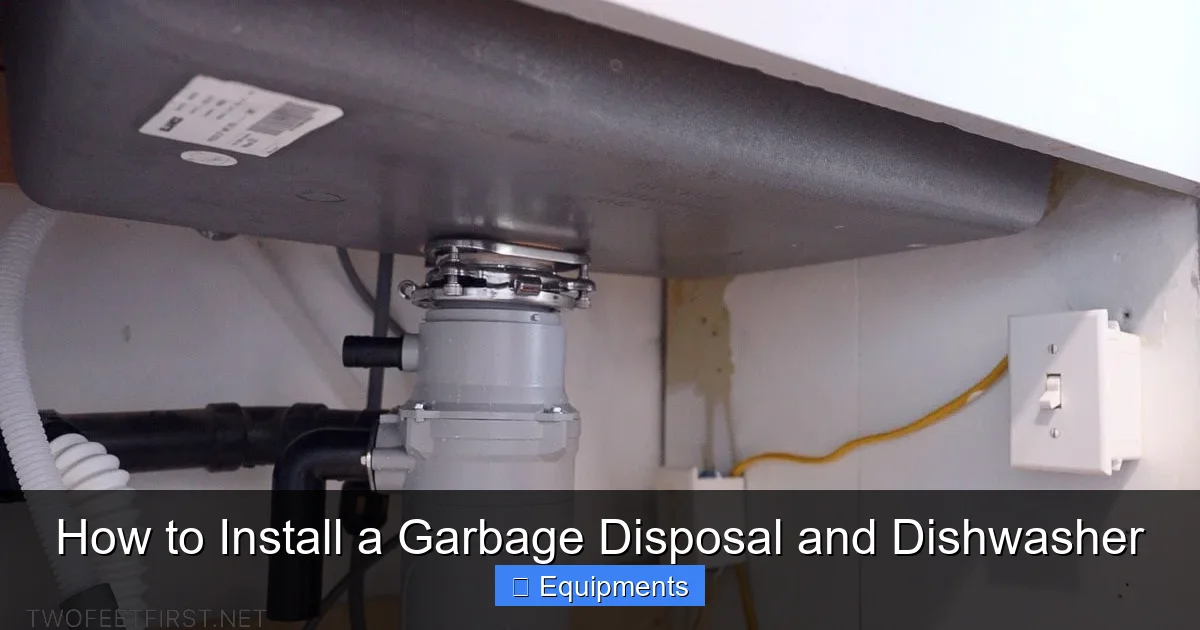 How to Install a Garbage Disposal and Dishwasher