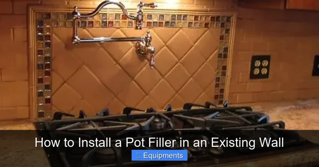 How to Install a Pot Filler in an Existing Wall