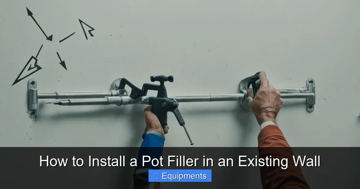 How to Install a Pot Filler in an Existing Wall