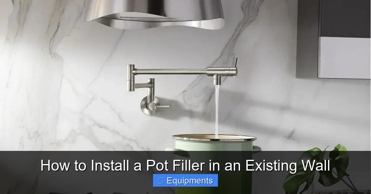 How to Install a Pot Filler in an Existing Wall