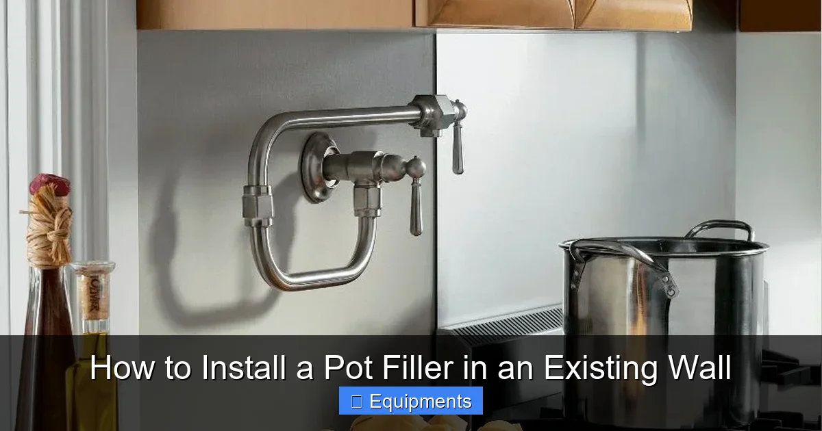 How to Install a Pot Filler in an Existing Wall