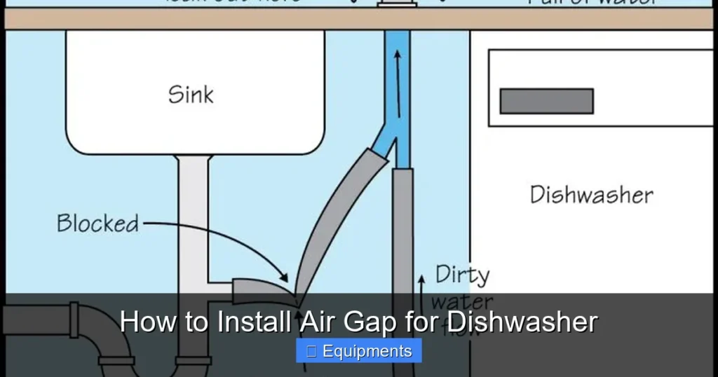 How to Install Air Gap for Dishwasher