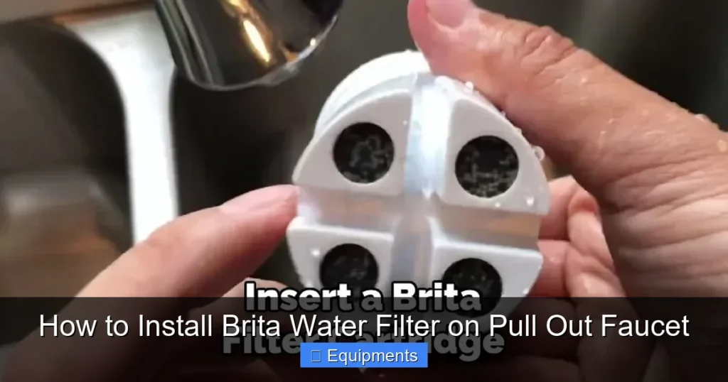How to Install Brita Water Filter on Pull Out Faucet