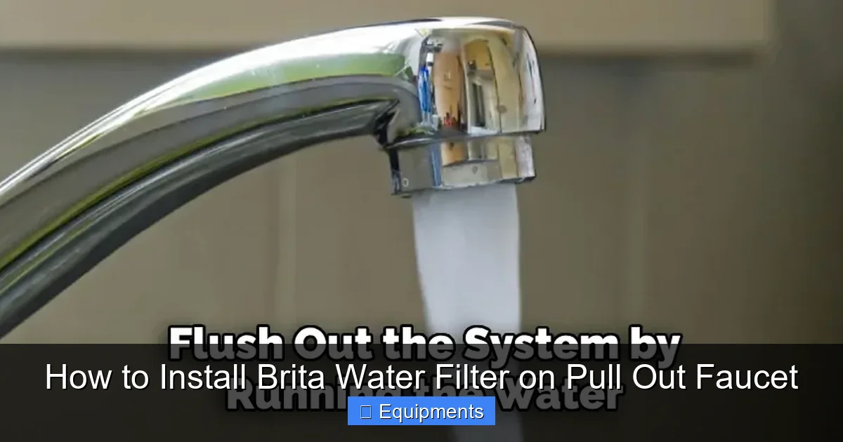 How to Install Brita Water Filter on Pull Out Faucet