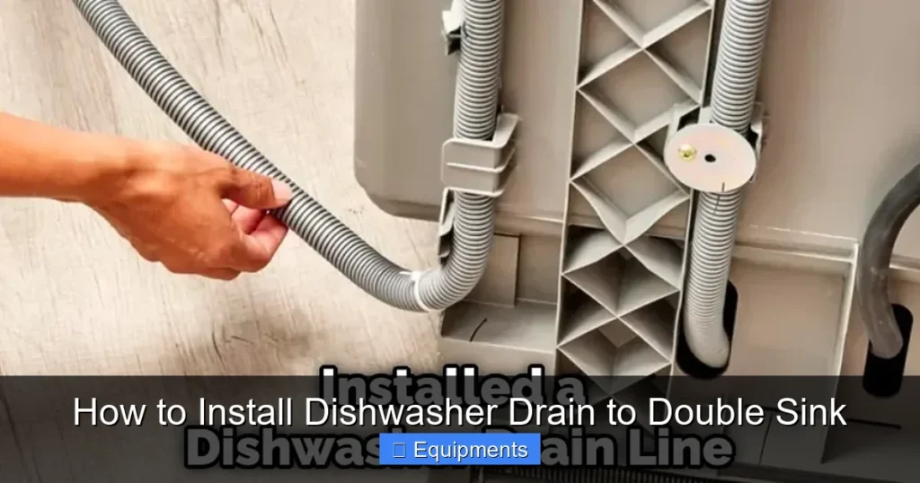 How to Install Dishwasher Drain to Double Sink