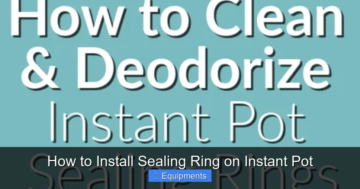 How to Install Sealing Ring on Instant Pot