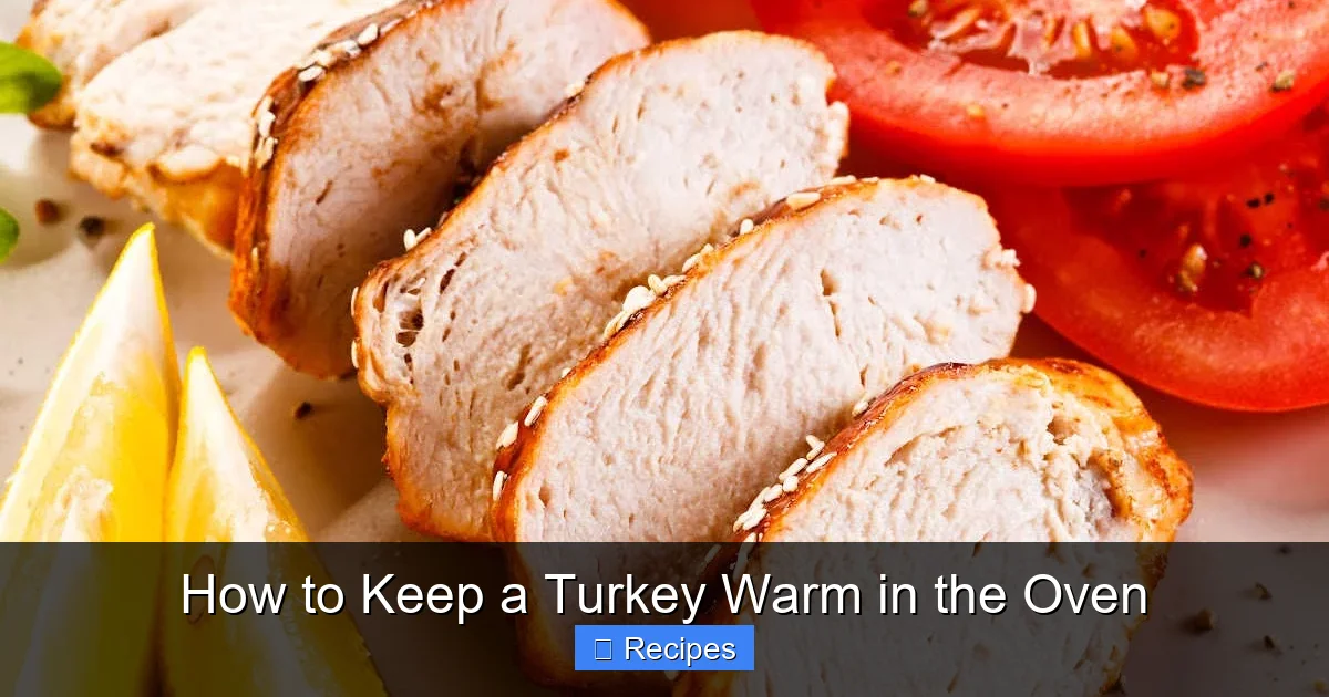 How to Keep a Turkey Warm in the Oven