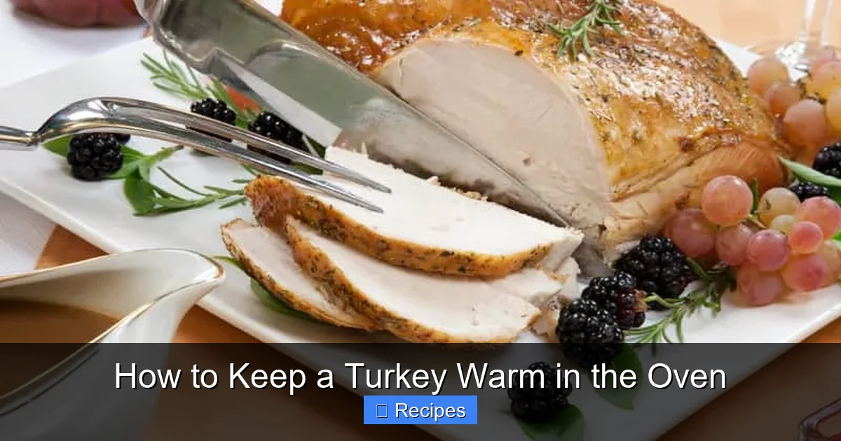 How to Keep a Turkey Warm in the Oven