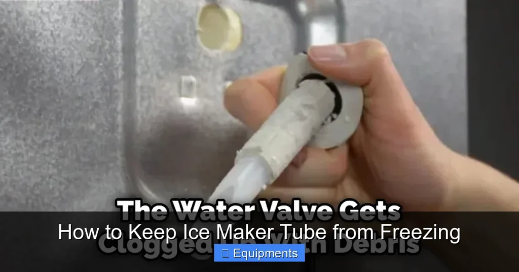 How to Keep Ice Maker Tube from Freezing