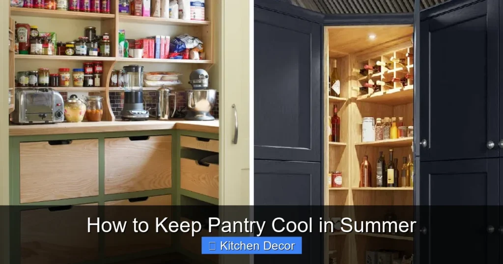 How to Keep Pantry Cool in Summer