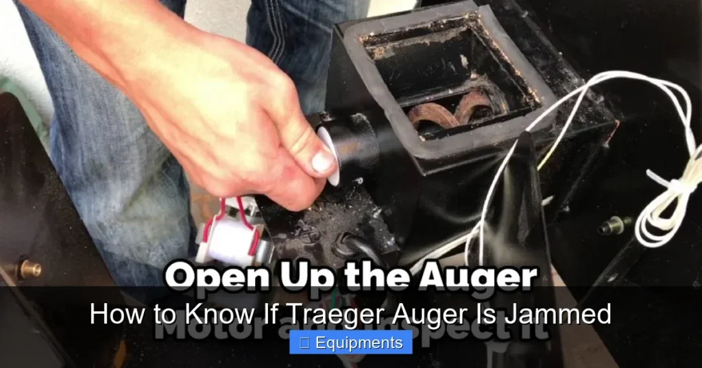 How to Know If Traeger Auger Is Jammed