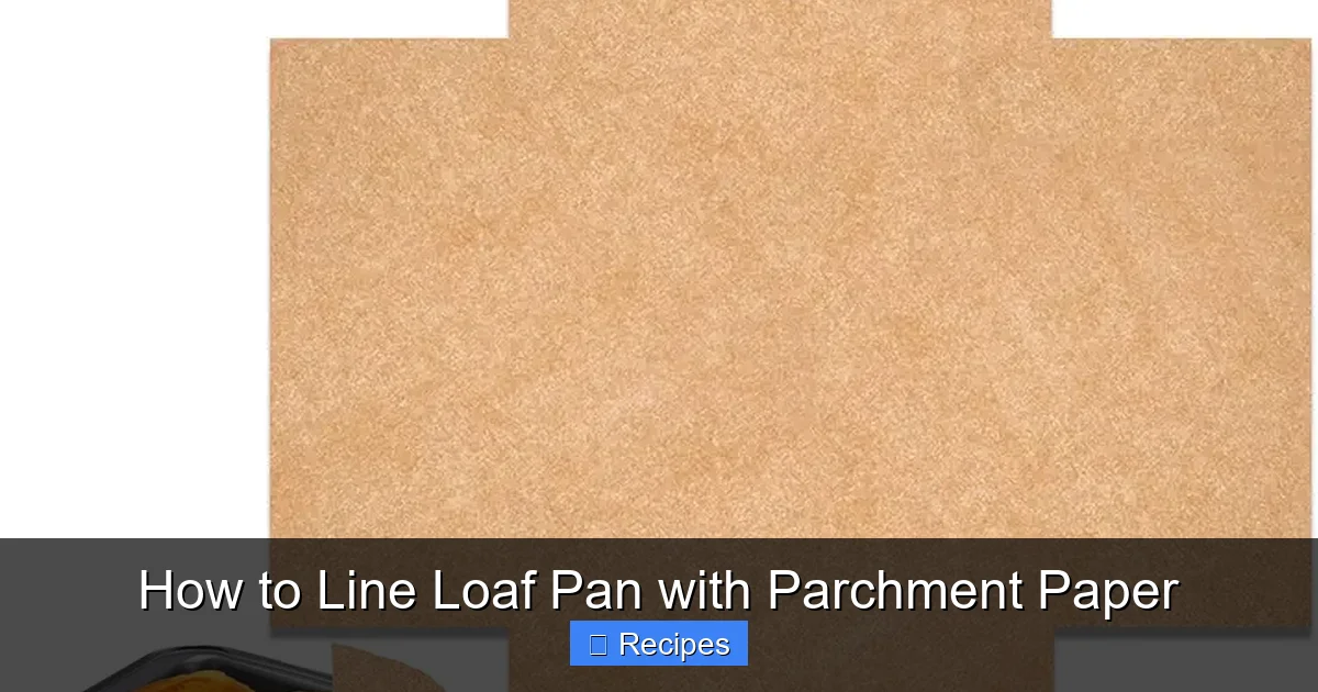How to Line Loaf Pan with Parchment Paper
