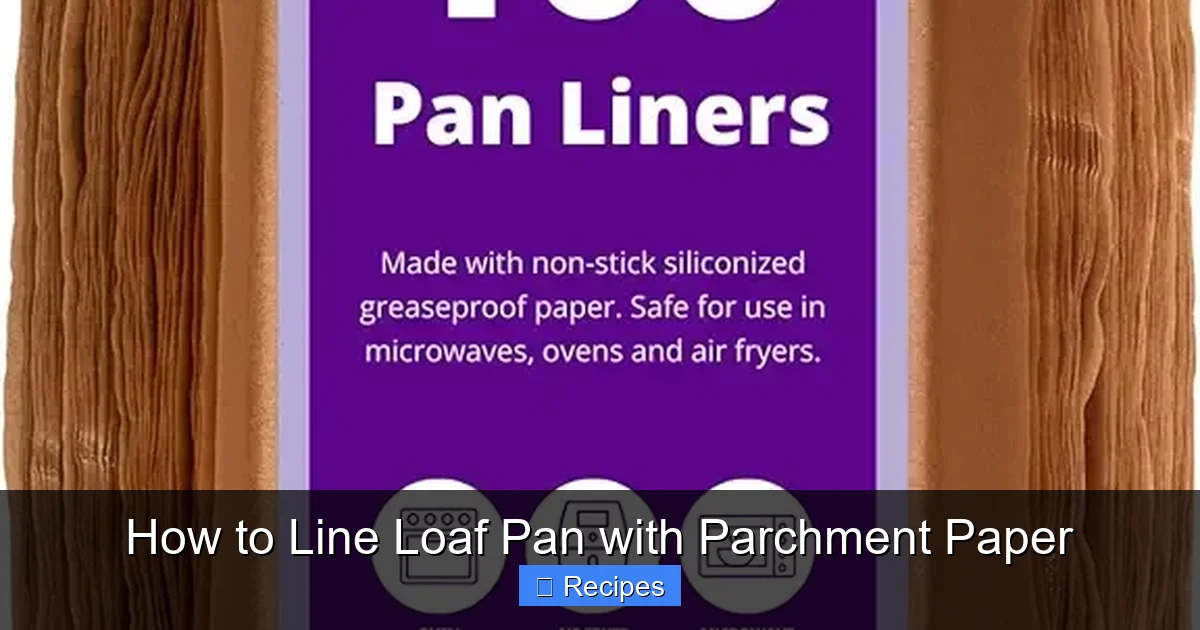 How to Line Loaf Pan with Parchment Paper