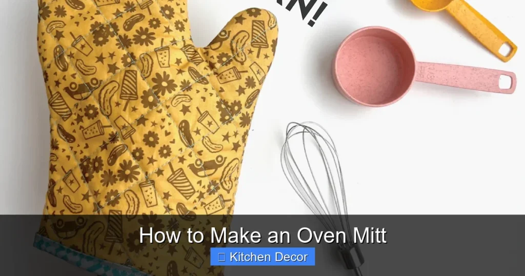 How to Make an Oven Mitt