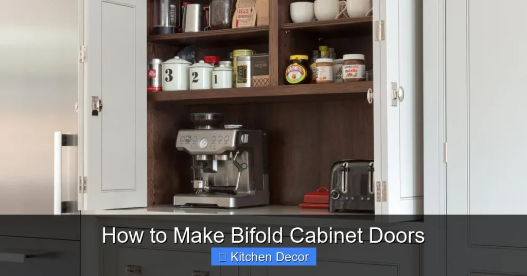 How to Make Bifold Cabinet Doors