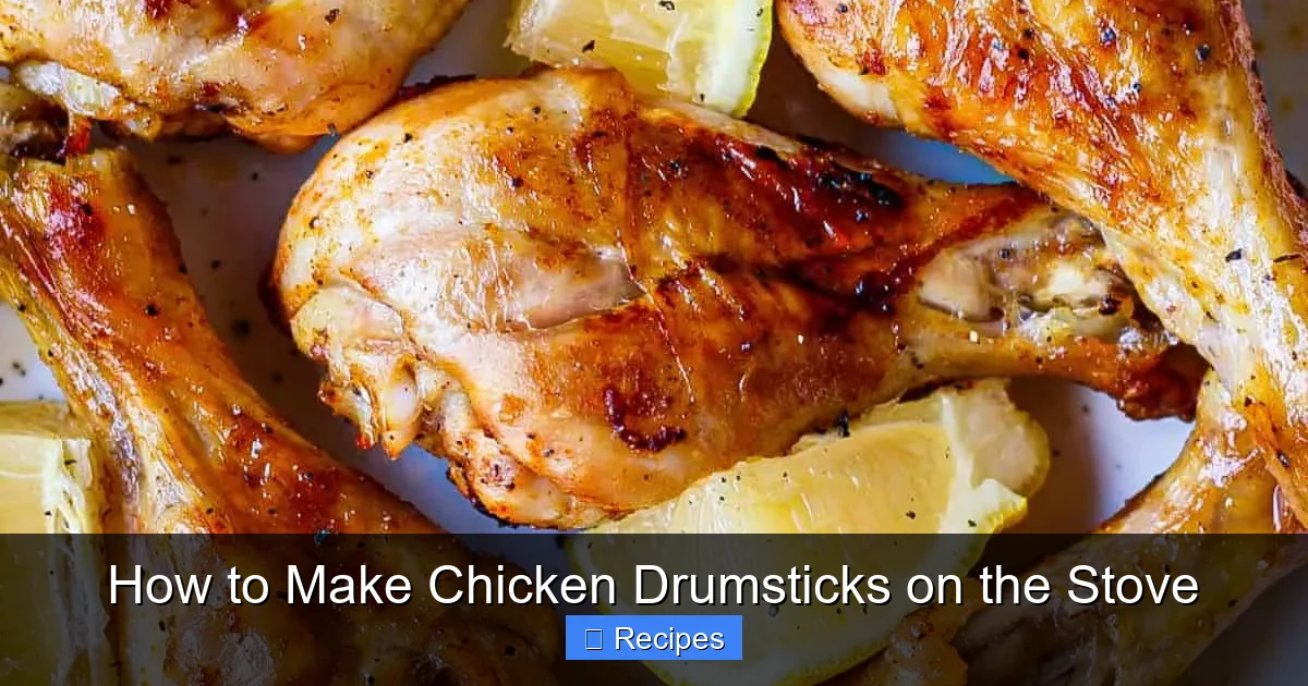 How to Make Chicken Drumsticks on the Stove