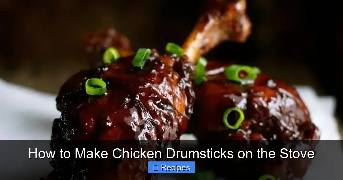 How to Make Chicken Drumsticks on the Stove