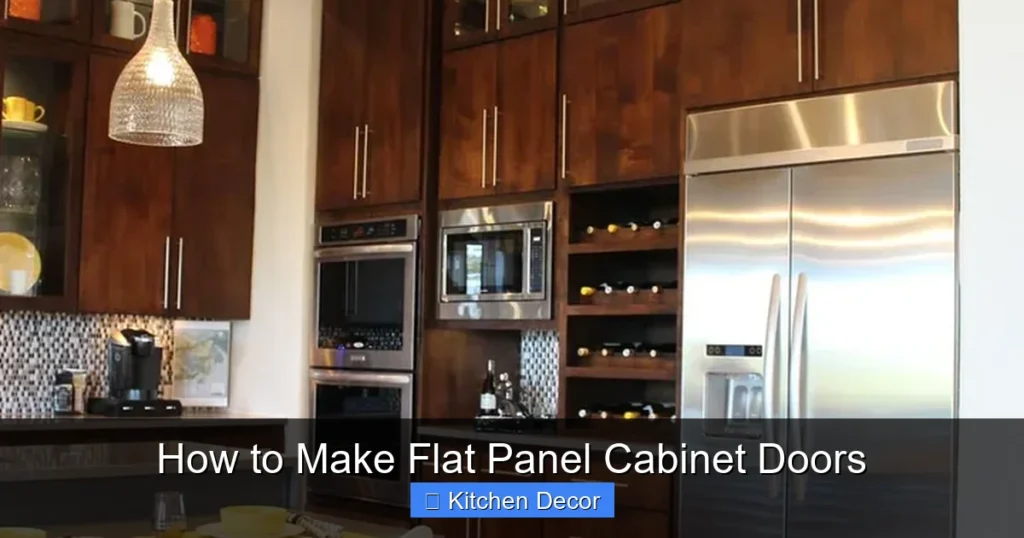 How to Make Flat Panel Cabinet Doors