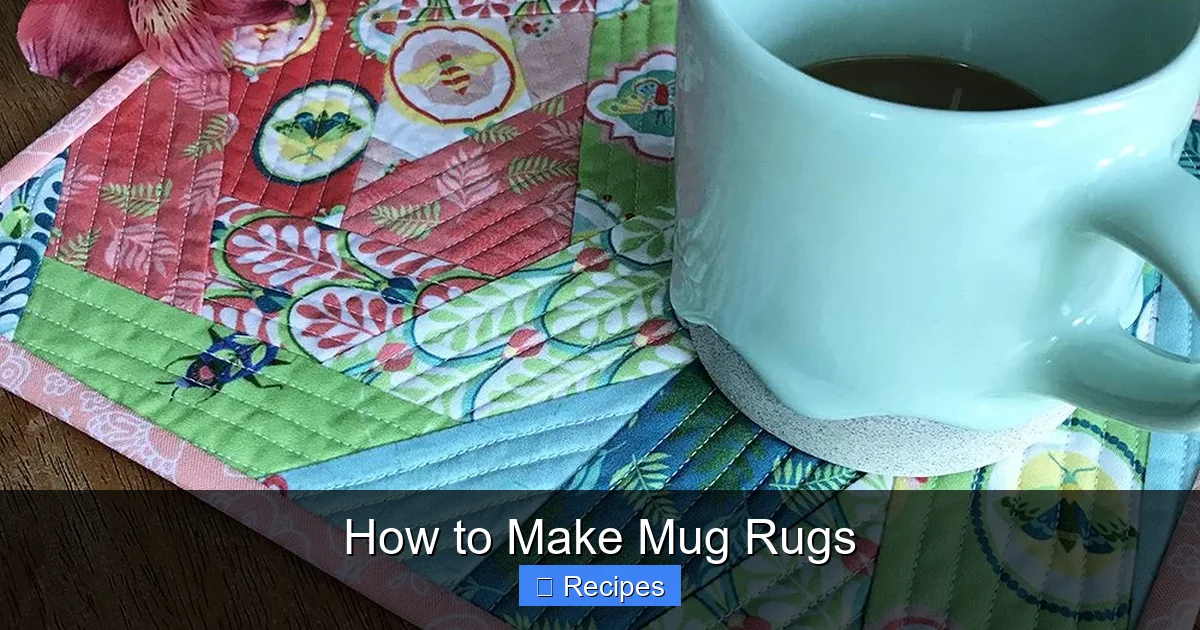 How to Make Mug Rugs