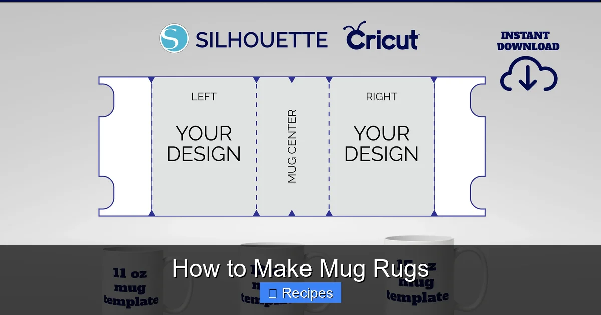 How to Make Mug Rugs