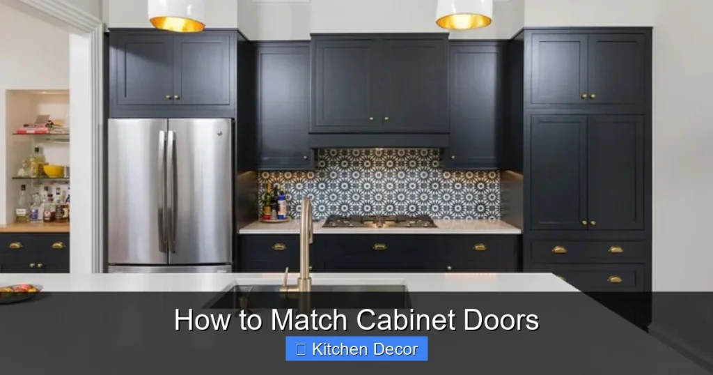 How to Match Cabinet Doors